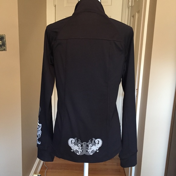 Tek Gear black zip front jacket size M - Picture 3 of 4
